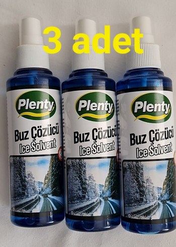 3'lü Plenty Buz Çözücü Ice Solvent