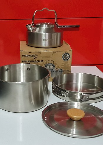 Proware SS304 paslanmaz çelik pişirme seti. Sıfır