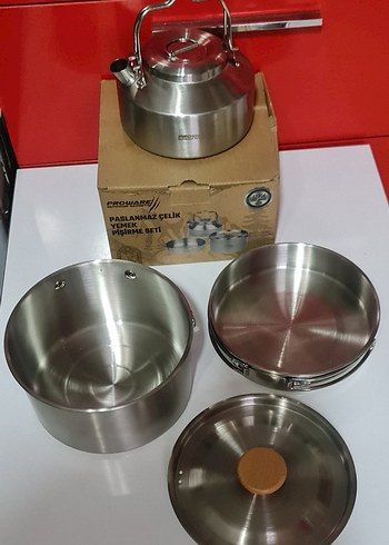 Diğer Proware SS304 paslanmaz çelik pişirme seti. Sıfır