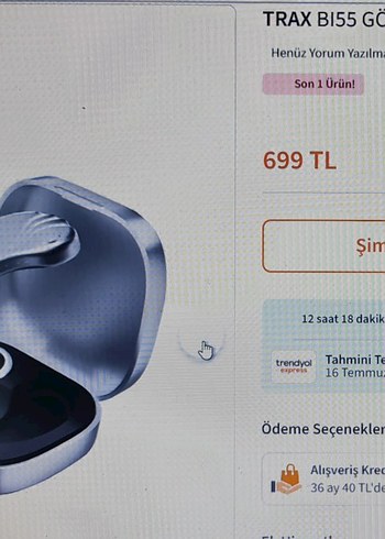 Trax BI55 Şarjlı gözaltı masaj cihazı. Sıfır. - Görsel 4