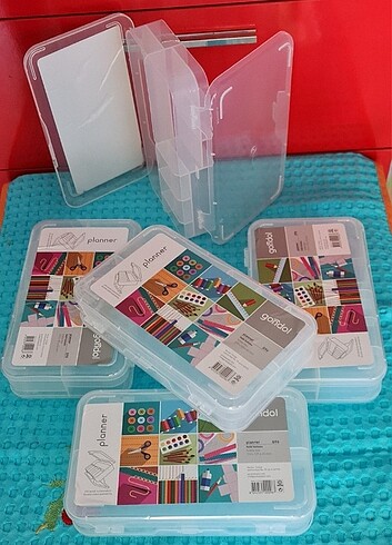 Gondol Planner çift taraflı Hobi Kutusu. 125*215*50 mm