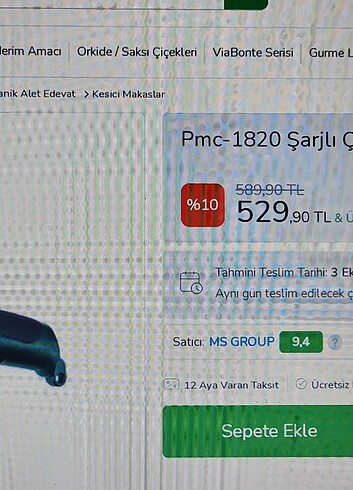 Beden Renk Piranha PMC 1820 şarjlı çok amaçlı kesici. Sıfır kutusunda.