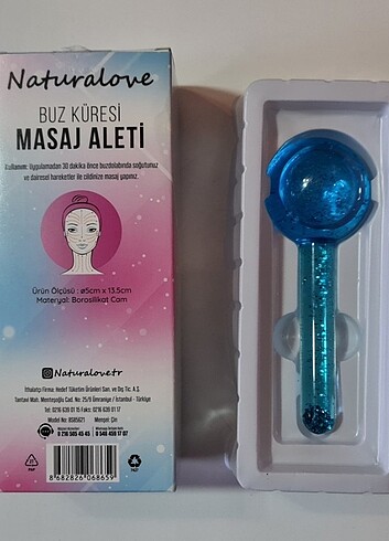 Diğer Naturalove buz küresi masaj aleti. MAVİ.