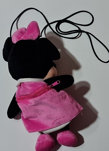 Diğer Mini Maus kız çocuk peluş fermuarlı çanta. 35 cm.