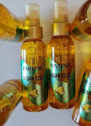 2 adet Pantene PRO-V Argan özlü saç bakım yağı. - Görsel 5