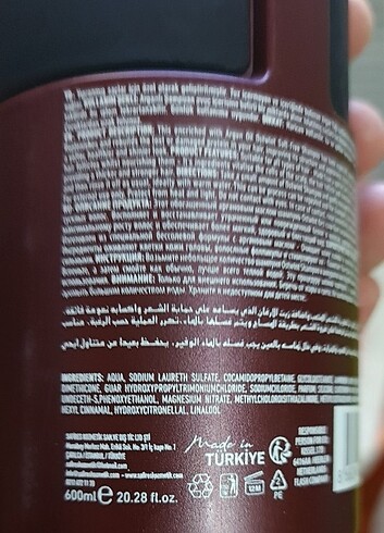 Ostwint Argan Tuzsuz Şampuan 600 ml. Sıfır. - Görsel 3