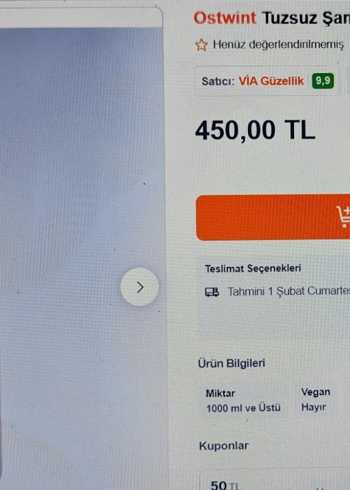 Ostwint Argan Tuzsuz Şampuan 600 ml. Sıfır. - Görsel 2