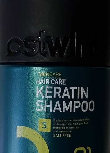 Ostwint Keratin Tuzsuz Şampuan. 600 ml. - Görsel 2
