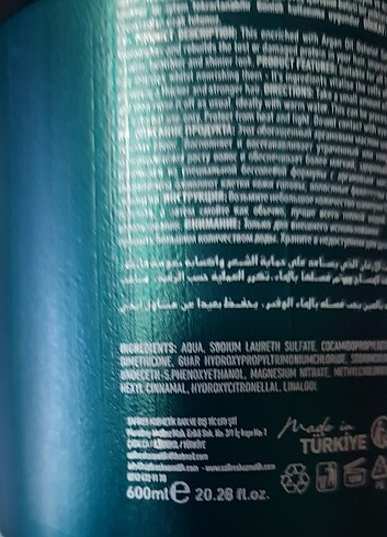 Ostwint Keratin Tuzsuz Şampuan. 600 ml. - Görsel 5