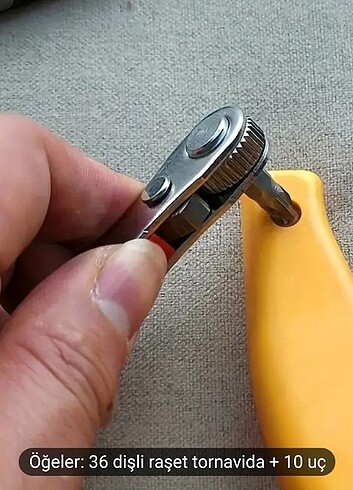 36 Dişli Mini Dişli CIRCIR ve 10 uç. Sıfır poşetinde. - Görsel 2