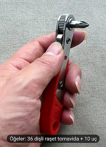 36 Dişli Mini Dişli CIRCIR ve 10 uç. Sıfır poşetinde. - Görsel 7