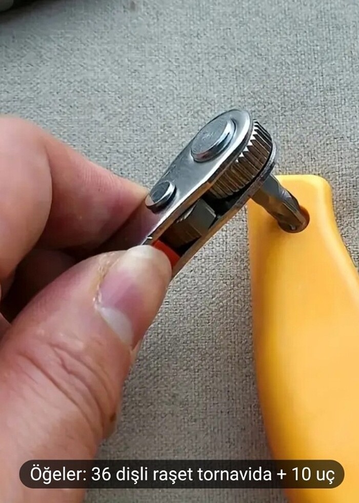 36 Dişli Mini Dişli CIRCIR ve 10 uç. Sıfır poşetinde. - Görsel 2