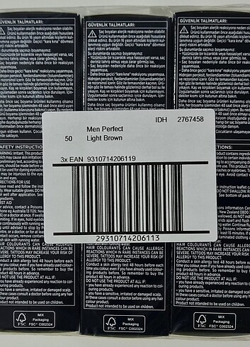 Schwarzkopf MEN PERFECT 50 Açık kahve saç boyası. - Görsel 7