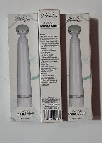 Naturalove titreşimli gözaltı masaj aleti. Sıfır kutusunda - Görsel 6