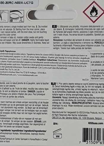 Kiss Tekli Takma Kirpik Yapıştırıcısı şeffaf - Görsel 5