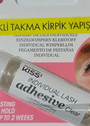 Kiss Tekli Takma Kirpik Yapıştırıcısı şeffaf - Görsel 7