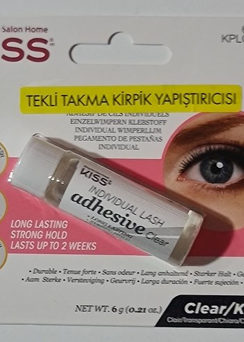 Kiss Tekli Takma Kirpik Yapıştırıcısı şeffaf - Görsel 4