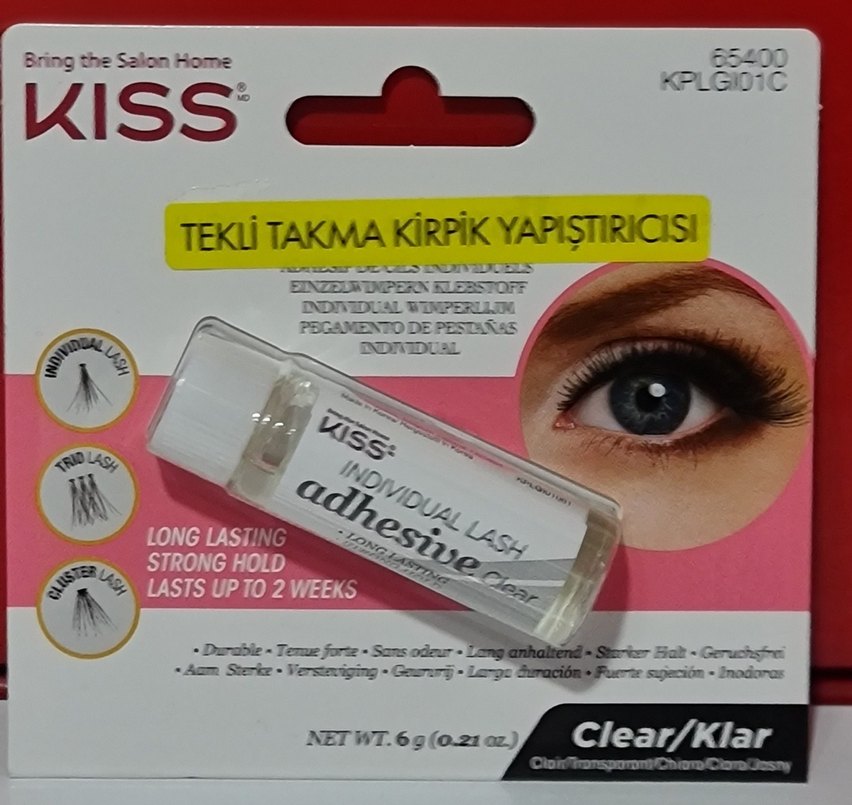 Kiss Tekli Takma Kirpik Yapıştırıcısı şeffaf - Görsel 3