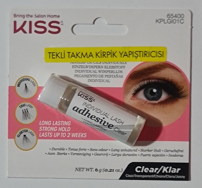 Kiss Tekli Takma Kirpik Yapıştırıcısı şeffaf - Görsel 4