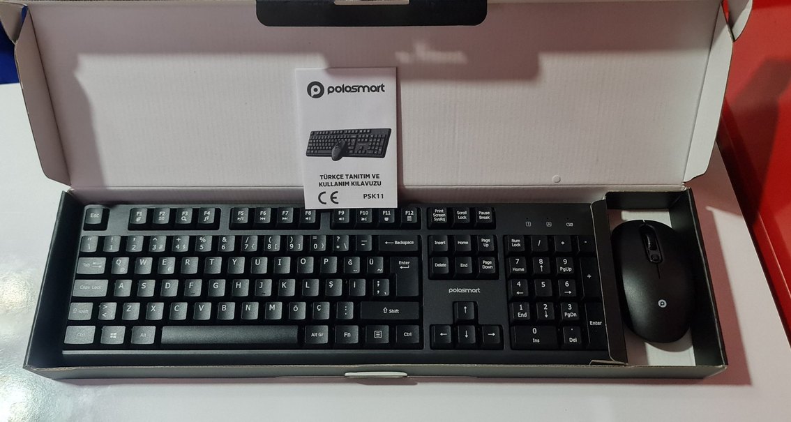 Polosmart PSK11 kablosuz klavye ve Mouse set. - Görsel 5