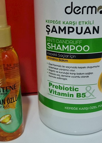 2 ürün argan saç serumu Dermokil saç dökülme karşı şampuan - Görsel 4