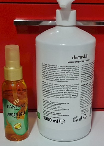 2 ürün argan saç serumu Dermokil saç dökülme karşı şampuan - Görsel 7