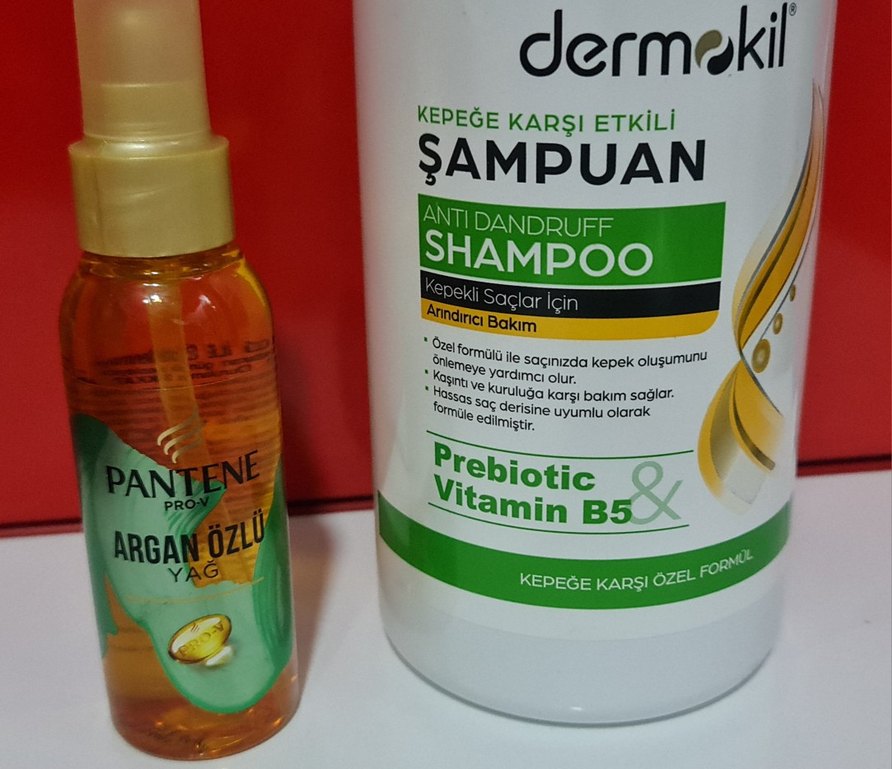 2 ürün argan saç serumu Dermokil saç dökülme karşı şampuan - Görsel 4