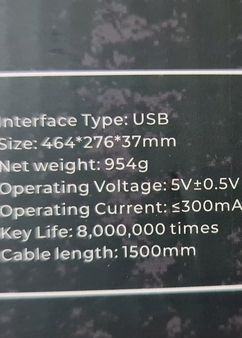 HAVİT KB838L oyuncu Bilgisayar klevyesi. Gemenote. - Görsel 13