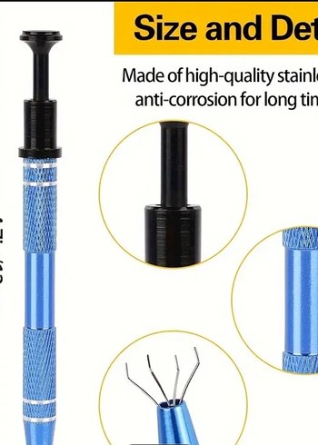 Paslanmaz çelik 4 pençeli hassas takı cımbızı 12cm Rastgele renk