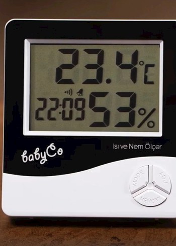 babyCo Dijital Sıcaklık ve Nem Ölçer - Görsel 2