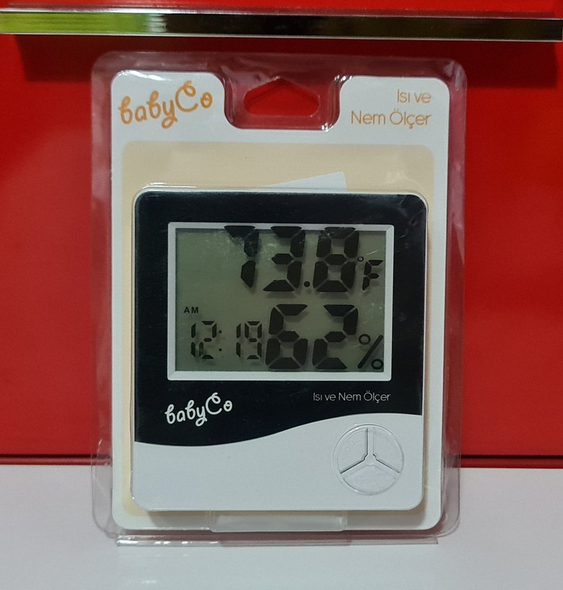 babyCo Dijital Sıcaklık ve Nem Ölçer - Görsel 4
