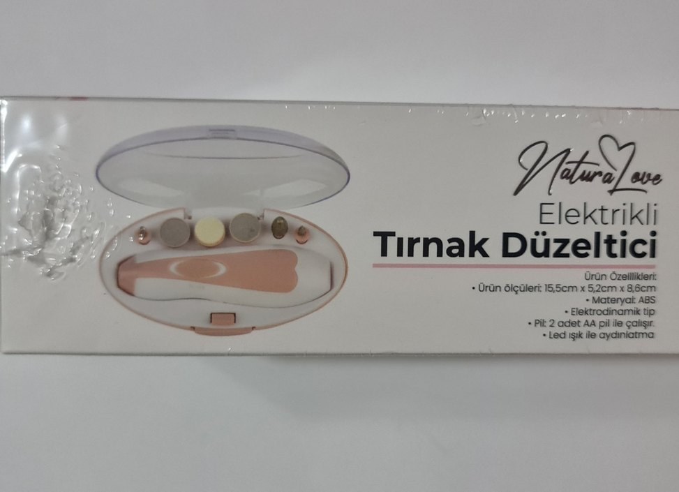 Naturalove elektrikli tırnak düzeltici. Sıfır kutusunda. - Görsel 4