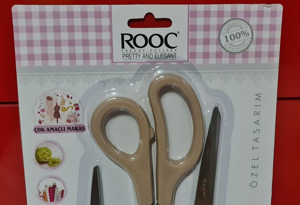 ROOC 3 lü çok amaçlı makas seti. AÇIK SÜTLÜ KAHVE - Görsel 3