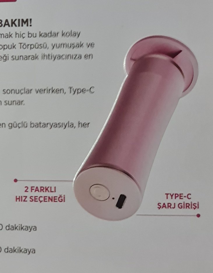 Polosmart PBS803 Şarjlı Topuk Törpüsü Pembe. - Görsel 4