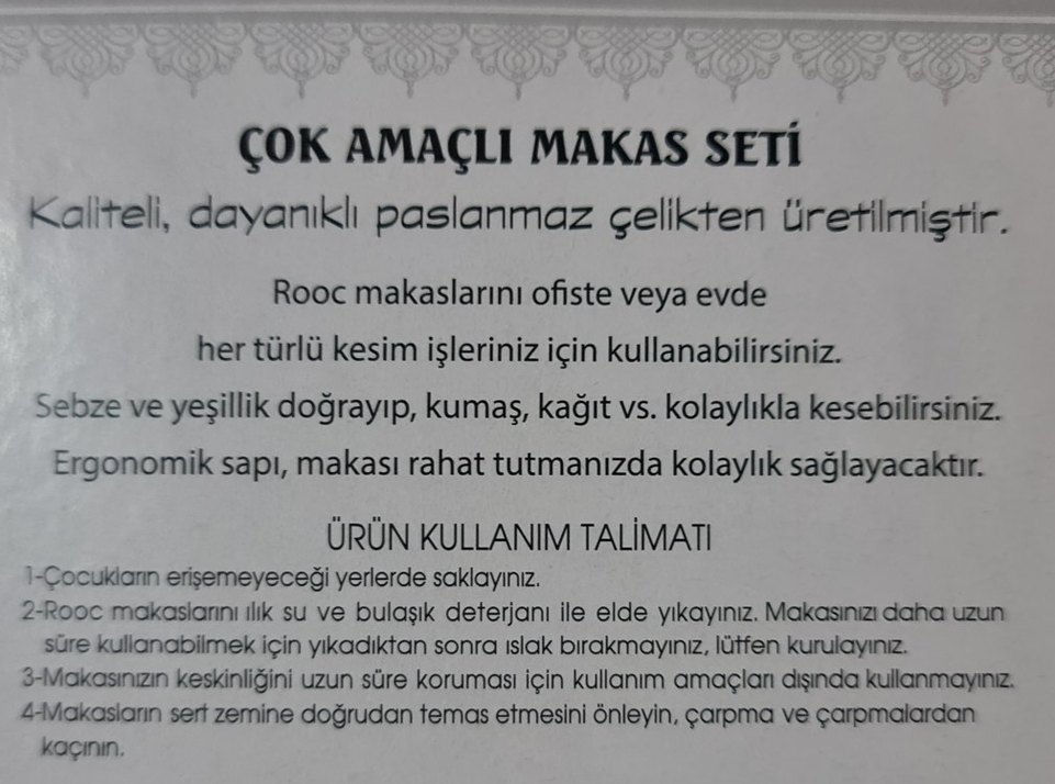 ROOC 3 lü çok amaçlı makas seti. KOYU SÜTLÜ KAHVE - Görsel 5