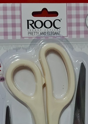 ROOC 3 lü çok amaçlı makas seti. KREM Renginde. Sıfır. - Görsel 3
