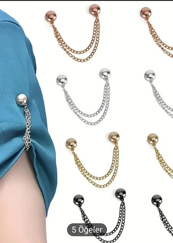 2 adet çok yönlü manyetik giysi klipsi SİYAH. - Görsel 6