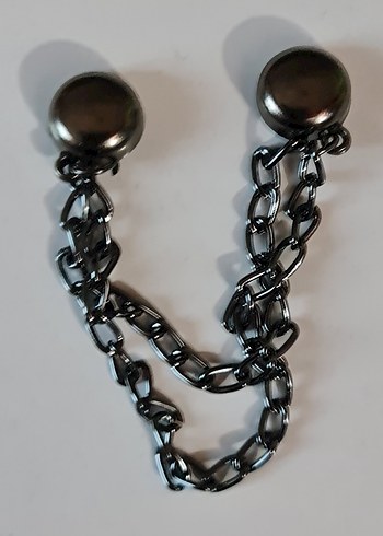 2 adet çok yönlü manyetik giysi klipsi SİYAH. - Görsel 5