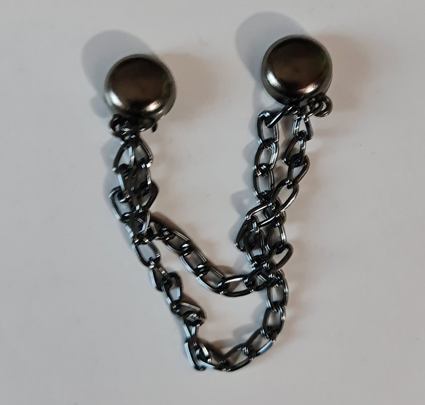 2 adet çok yönlü manyetik giysi klipsi SİYAH. - Görsel 5