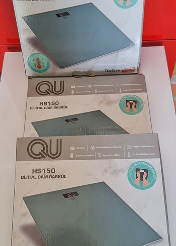 Diğer QU HS150 dijital cam baskül. Sıfır kutusunda.