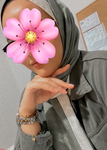 Defne Yeşili Monogram Şal - Görsel 2