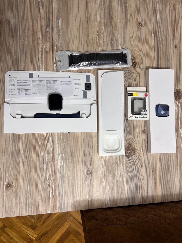 APPLE WATCH SERIES 9 GPS 45 MM GÜMÜŞ ALÜMİNYUM KASA AKILLI SAAT - Görsel 4