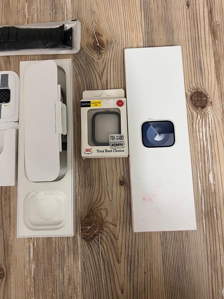 APPLE WATCH SERIES 9 GPS 45 MM GÜMÜŞ ALÜMİNYUM KASA AKILLI SAAT - Görsel 2