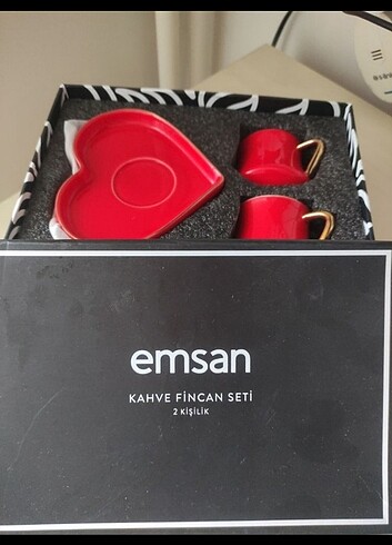 Emsan ikili kahve fincani