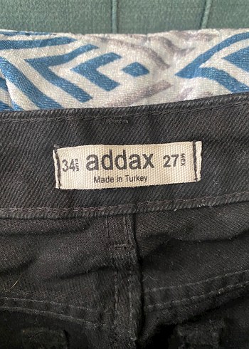 Siyah Addax jean/ hafif bol skinny değil mom jean - Görsel 2