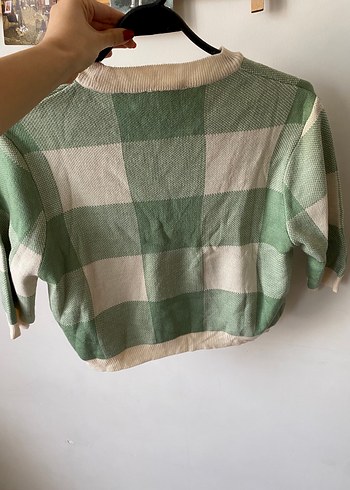 Yeşil Ekose Trendyolmilla Bluz - Görsel 3