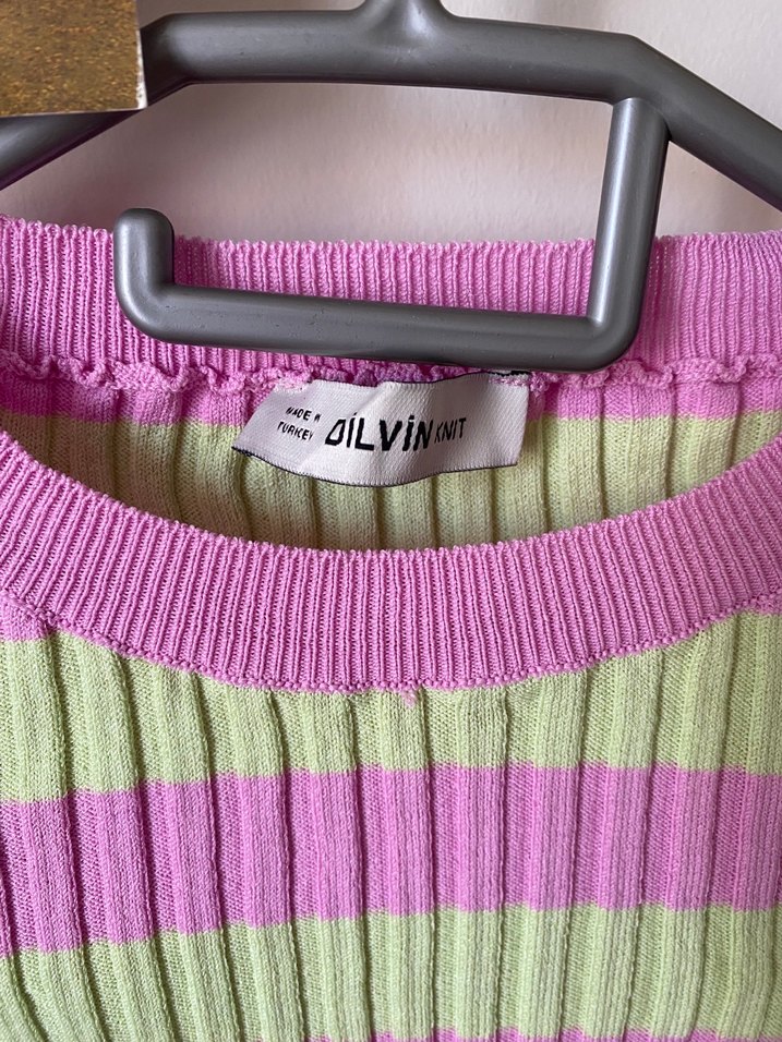 Dilvin marka renkli kazak - Görsel 2