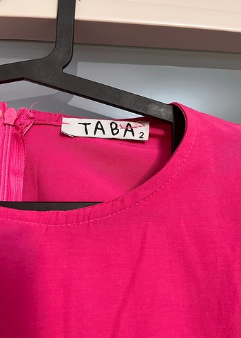 Pembe balon kol hem günlük hem özel gün elbisesi - Görsel 4