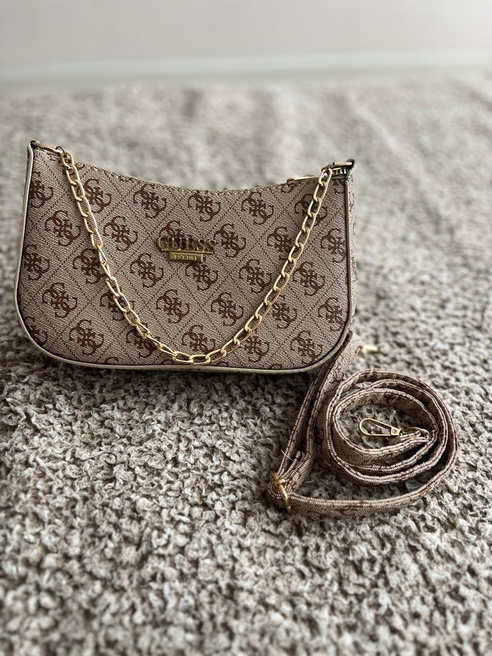 Zincir Detaylı Kahverengi Kadın Çanta - Görsel 2