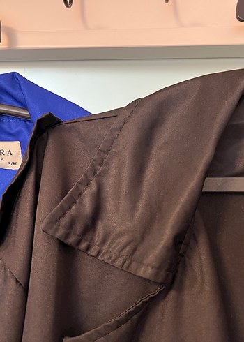 Kadın Uzun Kollu Salaş Trençkot - Görsel 3